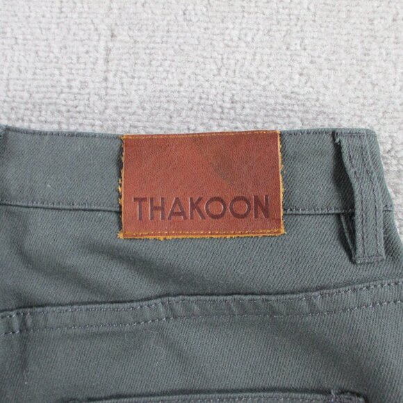Thakoon Jeans Womens 0 Slate Gray Classic Cropped Casual Daily Everyday NWT - Picture 6 of 13